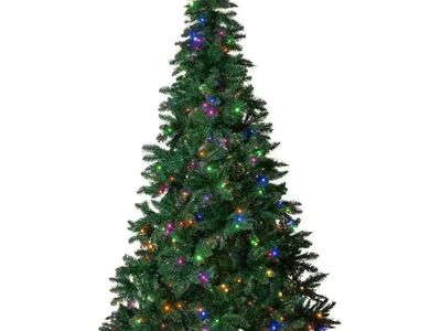 Aurio 7.5 ft. Pre-Lit LED Spruce Tree, 480 Lights