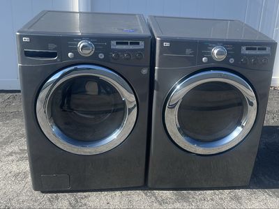 LG Ultra Capacity washer and gas dryer