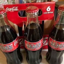 Coca-Cola 100 Anniversary 6 Bottles.
