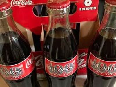 Coca-Cola 100 Anniversary 6 Bottles.