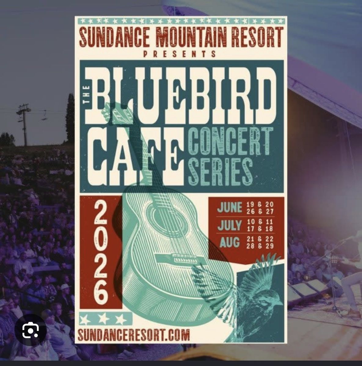 Sundance Bluebird Cafe Concert Series BBQ Ticket - July 11th Show