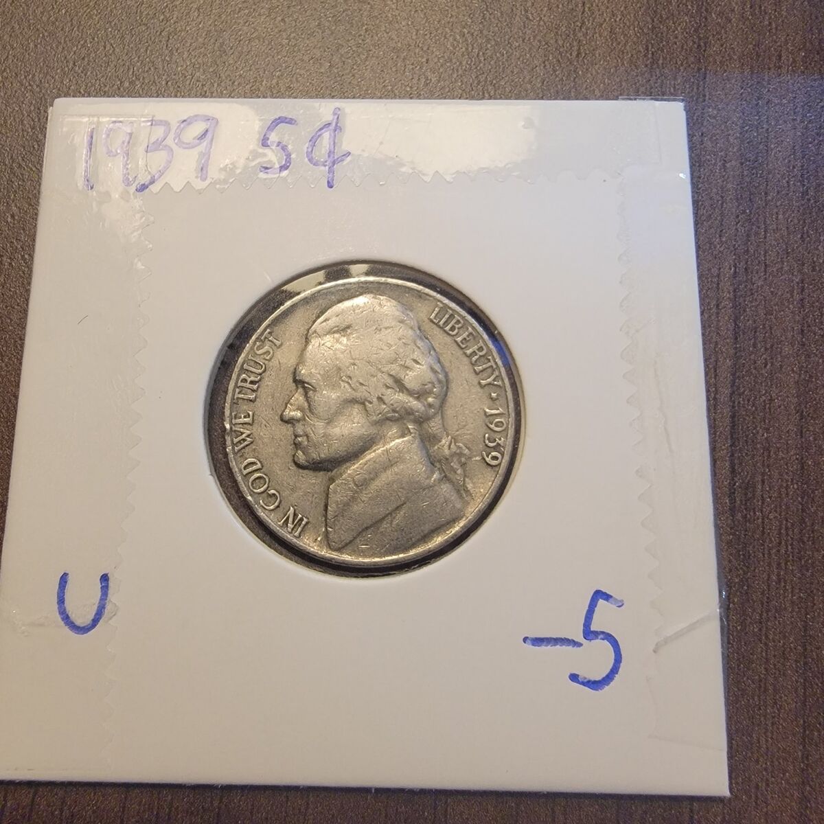 1939 5 Cent.
