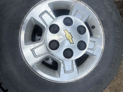 17” Chevy wheels with Blizzak Tires