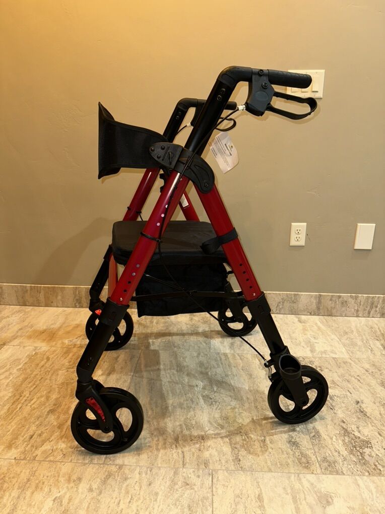 OasisSpace Rollator Walker Supports Up To 450 Lbs.
