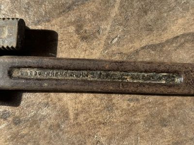 Vintage war pipe wrench 24