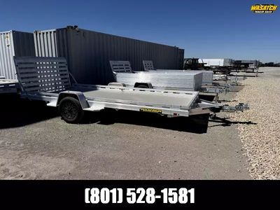 2026 Aluma 8015 7x15 SxS Aluminum Utility Trailer