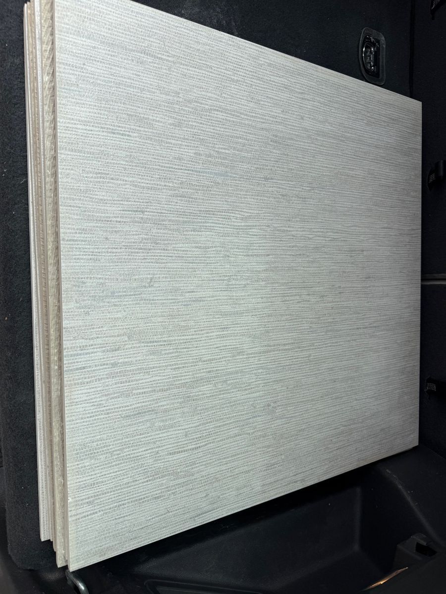 2x2 foot 5/16 burlap textured tile