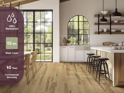 Leo Hill Oak Waterproof Click Lock Luxury Vinyl Plank Flooring