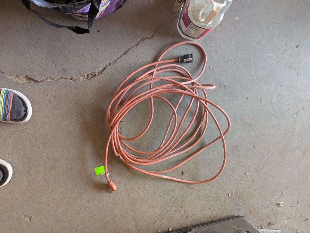 Heavy-Duty Orange Outdoor Extension Cord - Durable Power for Your Outdoor Needs