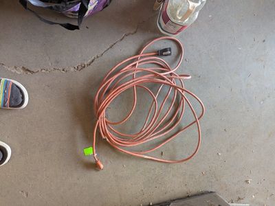 Heavy-Duty Orange Outdoor Extension Cord - Durable Power for Your Outdoor Needs