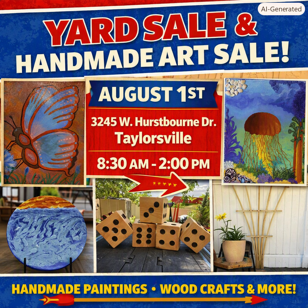 Painting and Wood Craft Yardsale