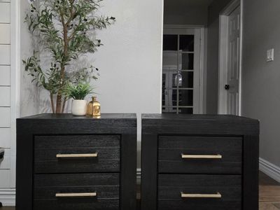 Large Black Nightstands