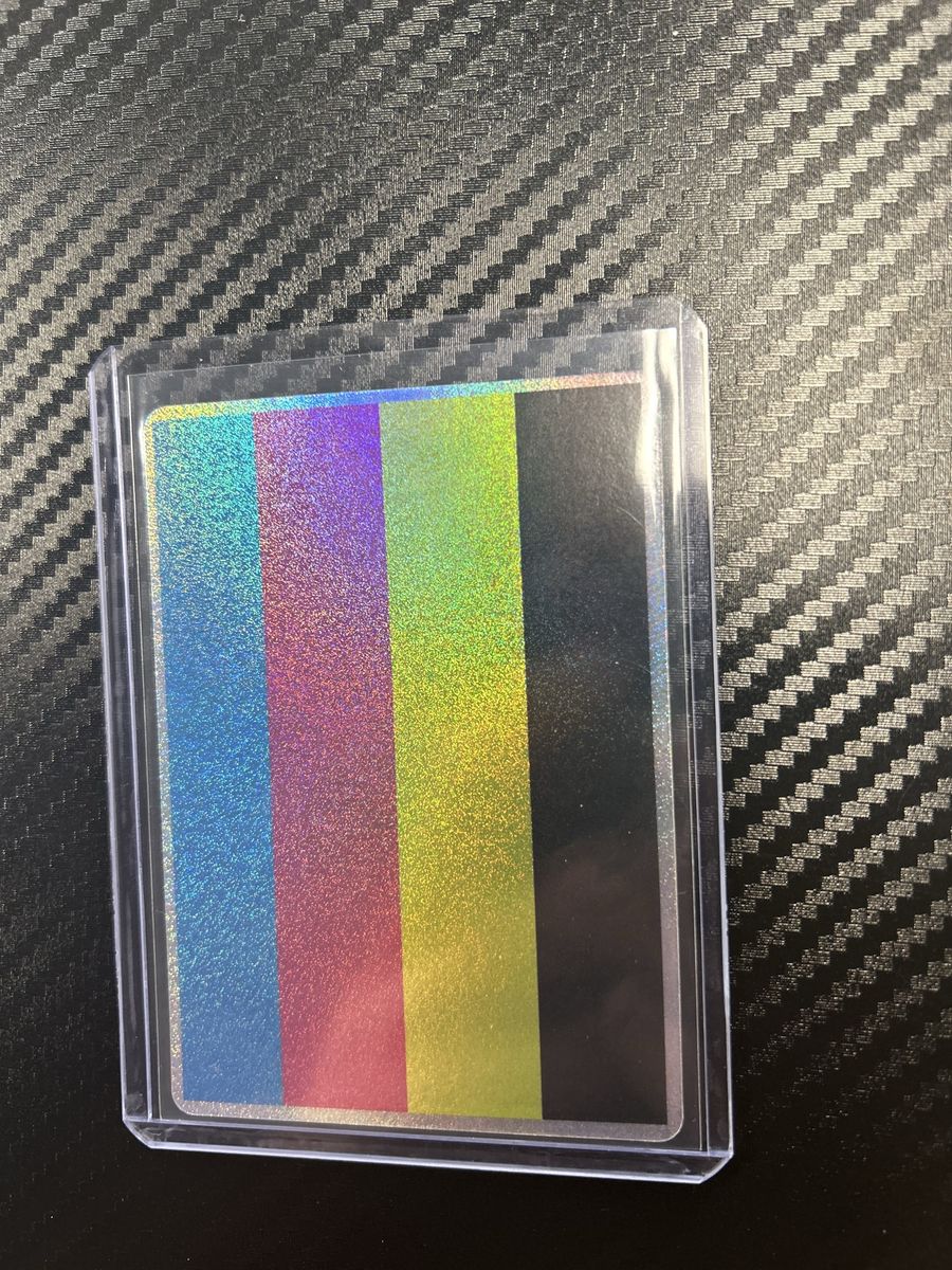 Color Misprint Error Card Great Condition Grade It!!!! Test Card Marvel !!
