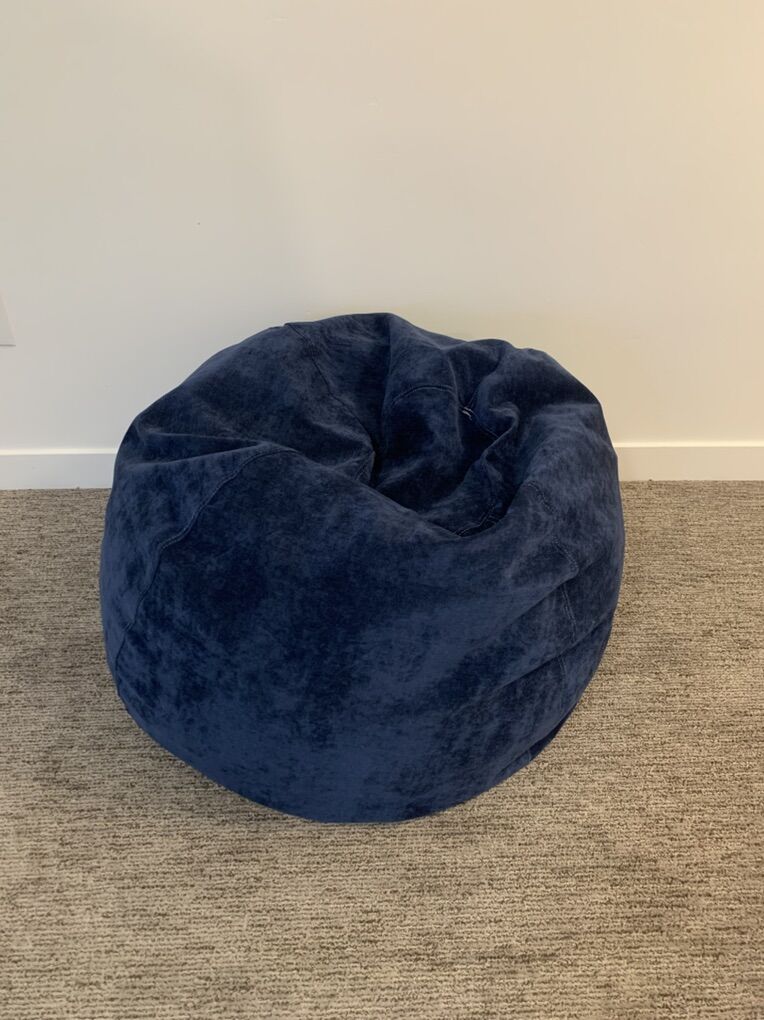 Blue Bean Bag Chair – Clean & Lightly Used