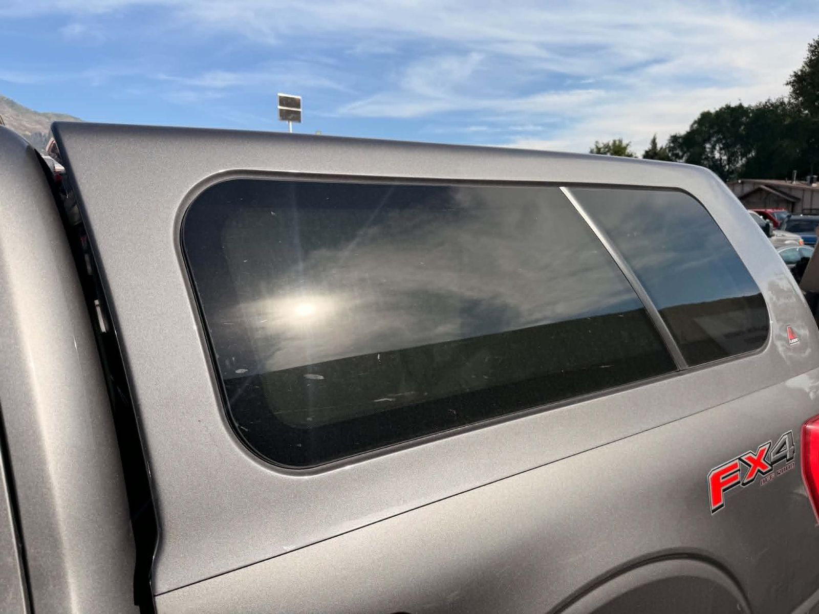 2021 to 2022 Ford F150 camper shell gray color (short bed)