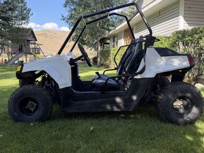 White 2-Seater UTV Side-by-Side - Kids/Youth Off-Road Vehicle