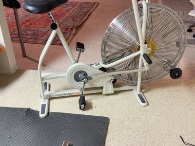 Schwinn Airdyne Exercise Bike with Wind Resistance and Digital Console