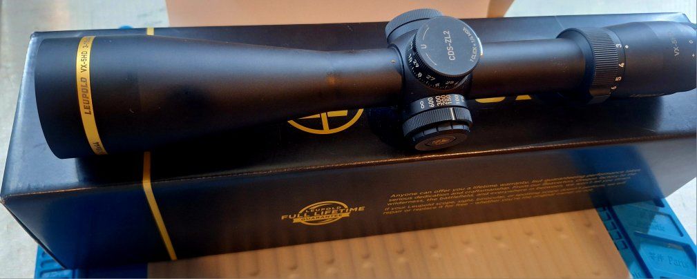 Leupold VX-5HD 3-15x44 CDS-ZL2 Side Focus Illum. FireDot Duplex Scope MOA