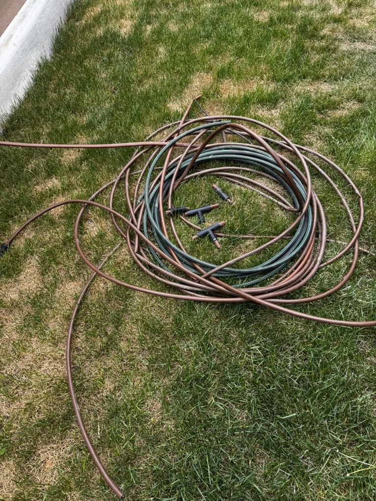 Free Planter Area Drip Line And Funny Pipe hose