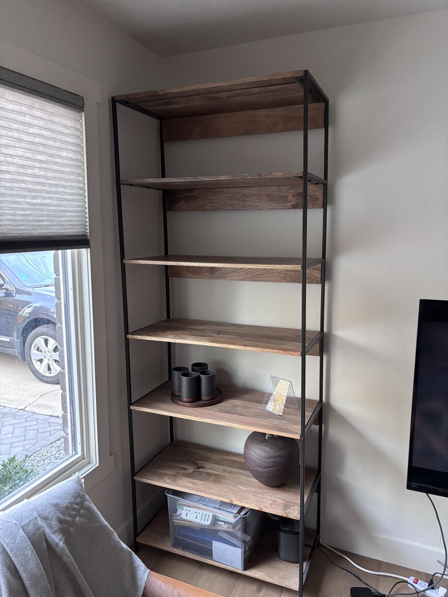 West Elm Industrial Solid Wood Modular Bookshelf (33")