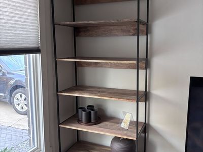 West Elm Industrial Solid Wood Modular Bookshelf (33")