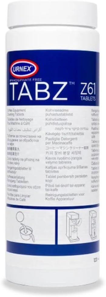 Urnex Tabz Coffee Brewer Cleanig Tablets, 120 tablets, 5-Pack