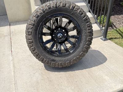 Dodge Ram 3500 Rims and Tires 295/65R20 Nitto