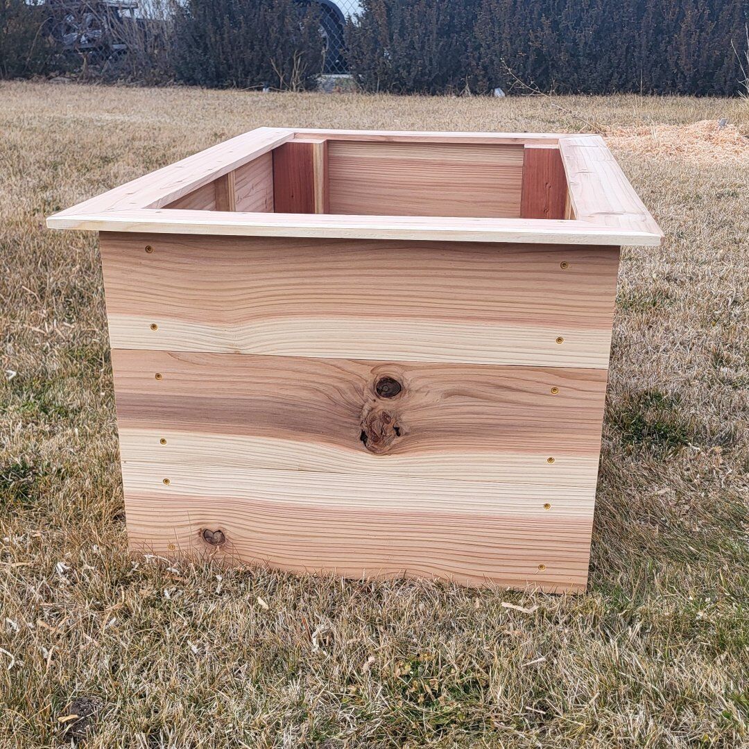 Handcrafted Cedar Garden Planter Box  Built to Last!