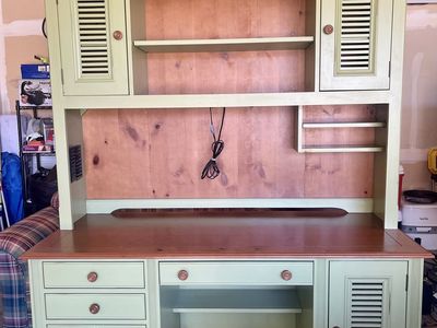 Farmhouse Computer Hutch