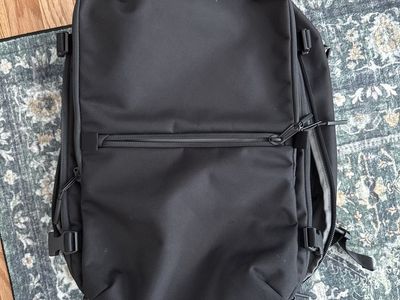 Aer Black Backpack with Multiple Compartments - Durable and Versatile for Everyday Use