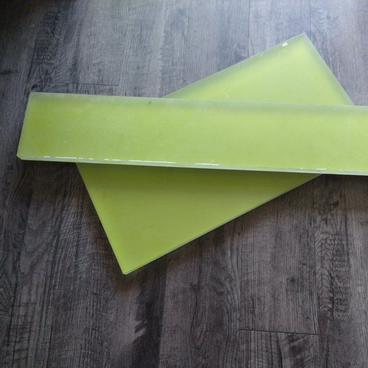 1" thick green acrylic offcuts