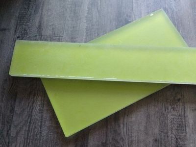 1" thick green acrylic offcuts