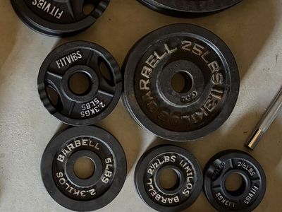 Olympic bar and plates