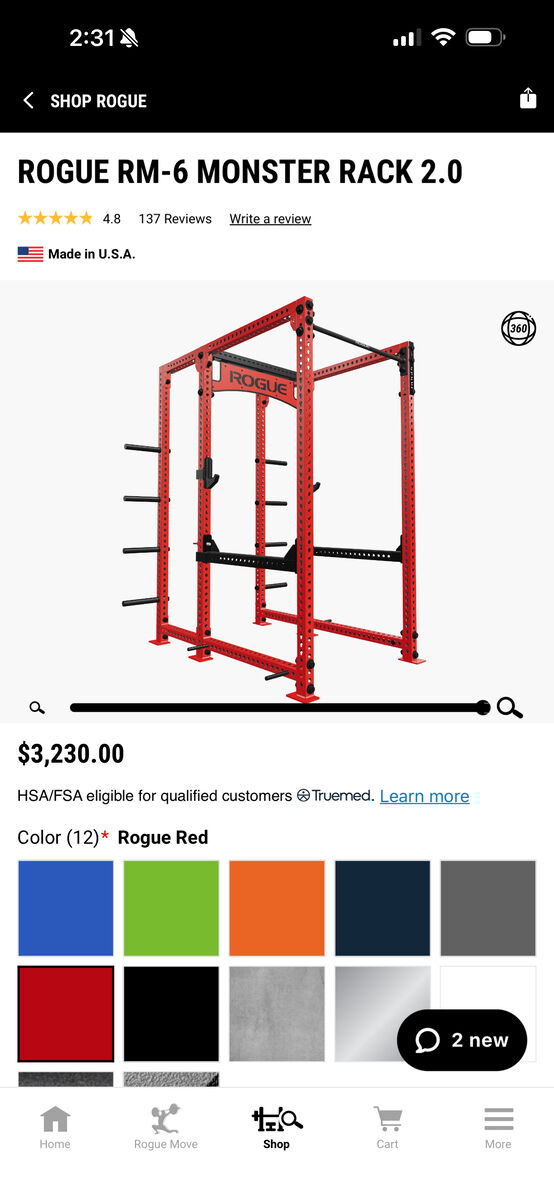 Rogue Power/Squat Rack