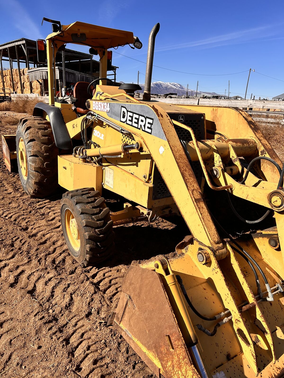 2007 John Deere 210LE landscape loader