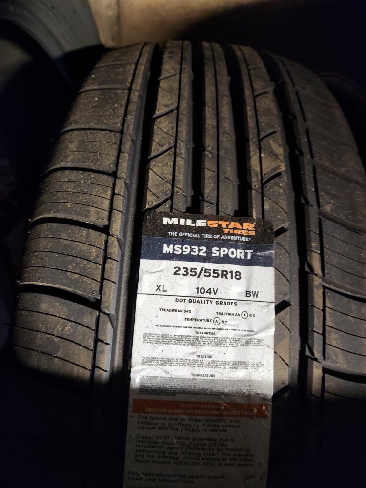 235/55r18 milestar ms932 sport