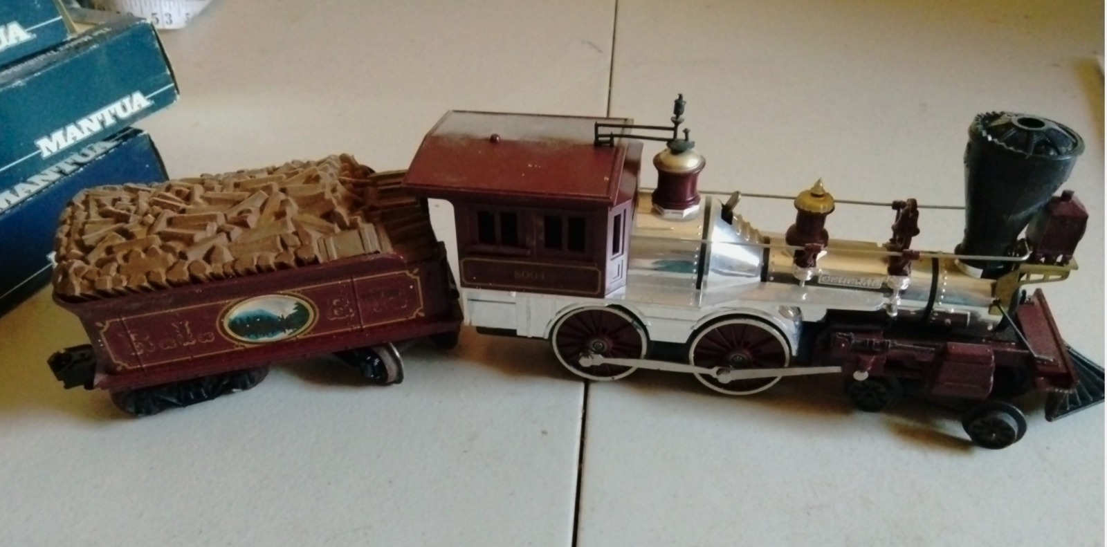 LIONEL Rock Island & Peoria 4-4-0 AMERICAN "GENERAL"  LOCO & TENDER