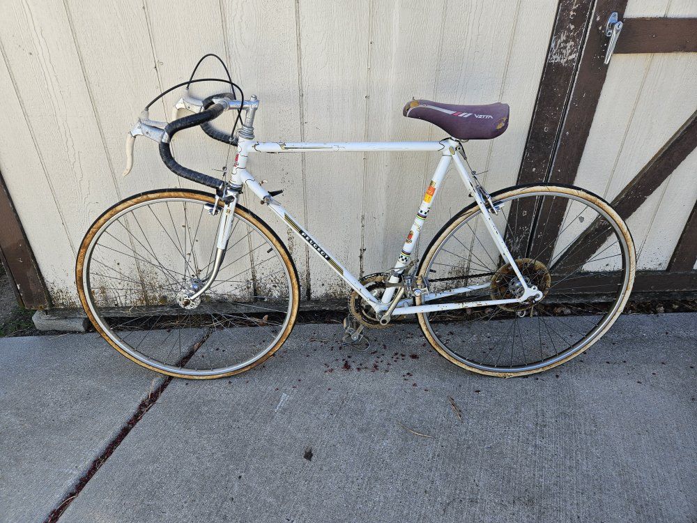1972 Peugeot Record Du Monde Bicycle Vintage White Men's