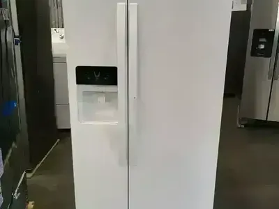 NEW WHIRLPOOL 33 INCH WHITE SIDE BY SIDE