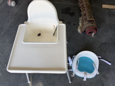 High Chair and Booster Seat
