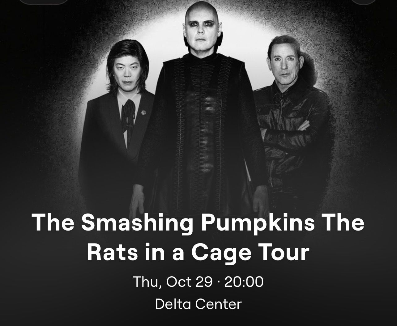 The Smashing Pumpkins: The Rats in a Cage Tour - Oct 29, 20:00 at Delta Center
