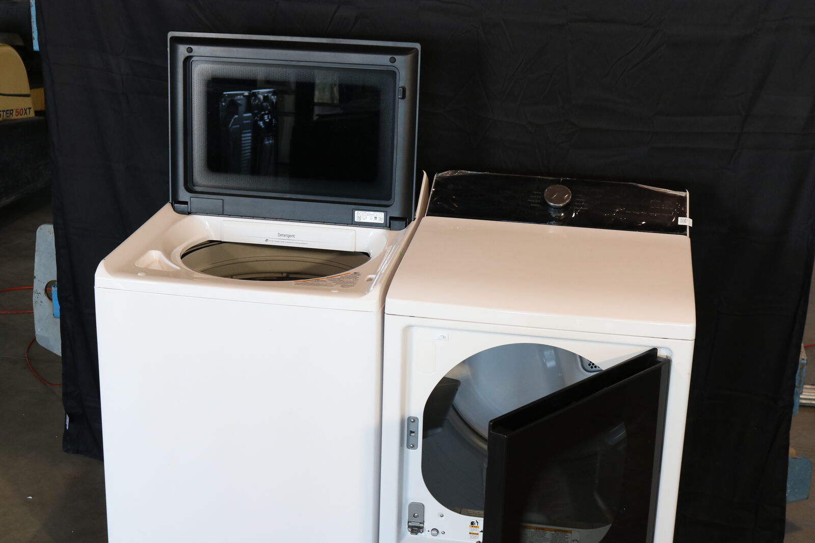 NEW!! LG Top load washing machine and dryer - washer dryer set