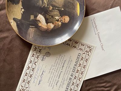 Norman Rockwell plate