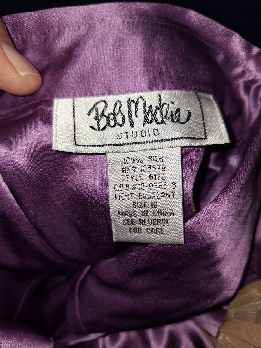 Vintage Bob Mackie 100% silk shirt