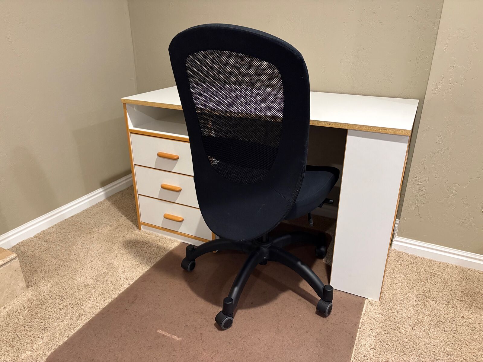 Desk with chair