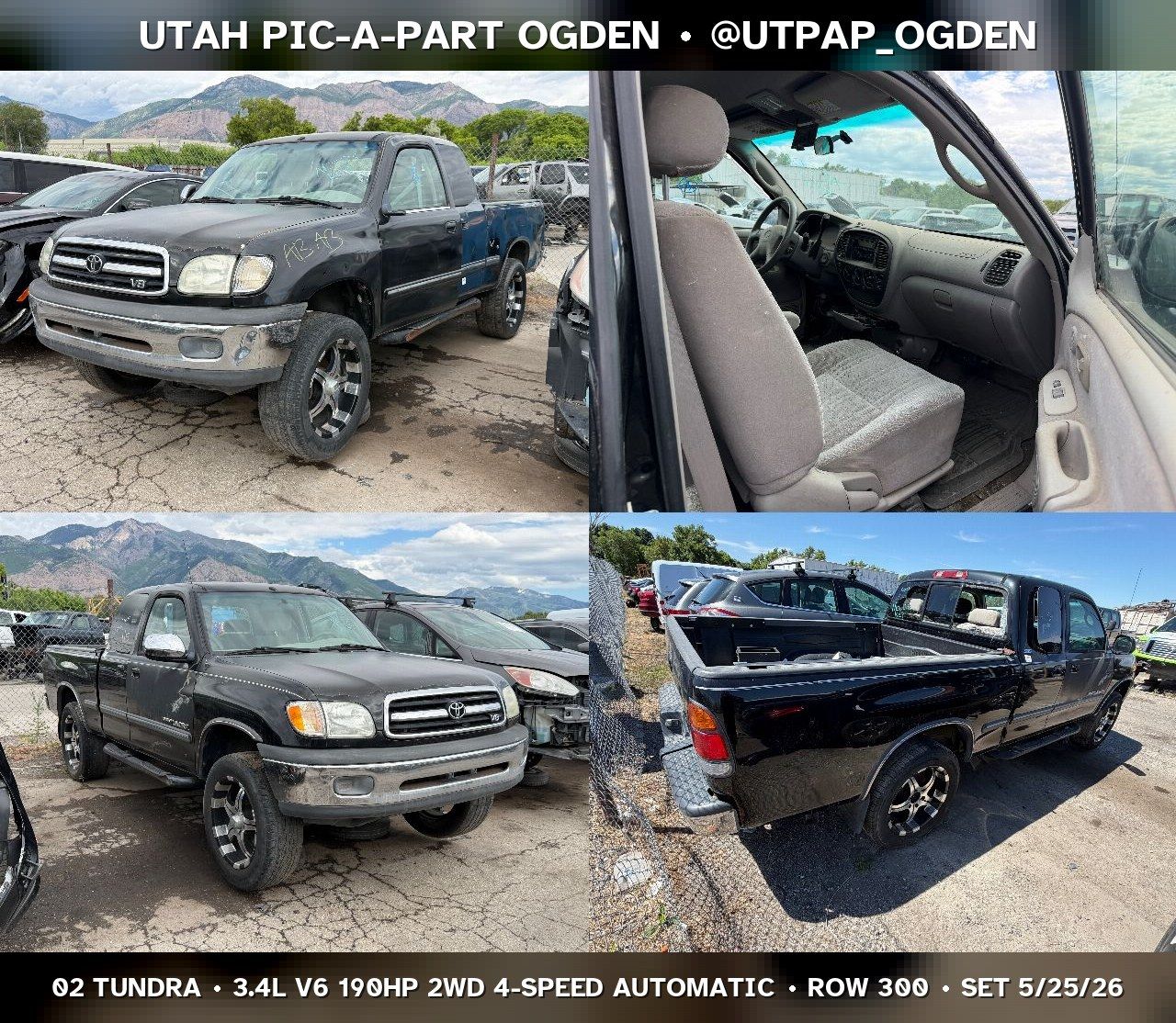 2002 Toyota Tundra Parts - UTPAP Ogden
