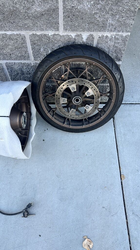 Bronze Harley Wheels