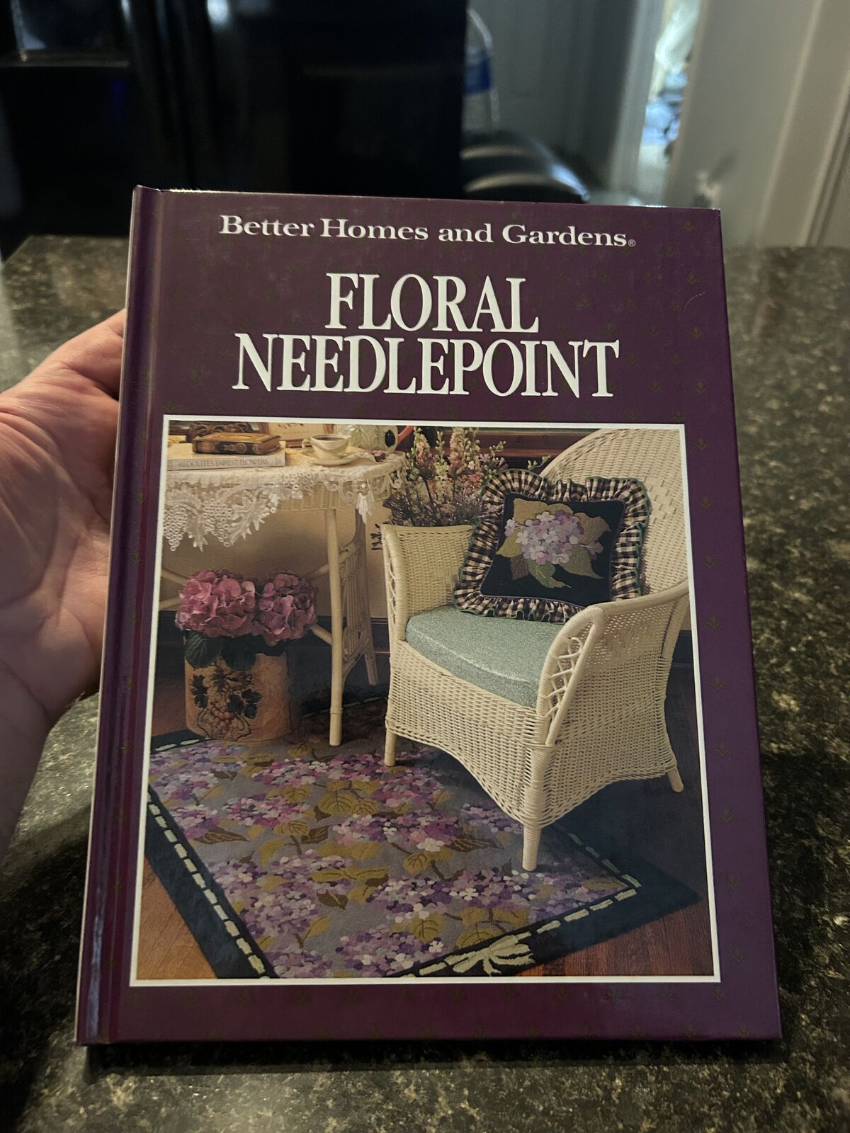 Better Homes and Gardens Floral Needlepoint