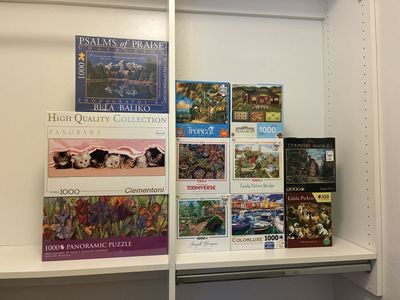 Assorted Jigsaw Puzzles - 1500, 1000, 550, 300 Pieces - 11 Puzzles in Multiple Themes & Brands
