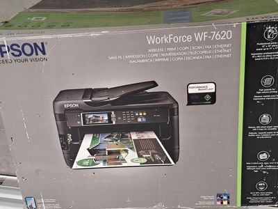 Epson Workforce Wf-7620 All-In-One Printer Package, $120 or best offer